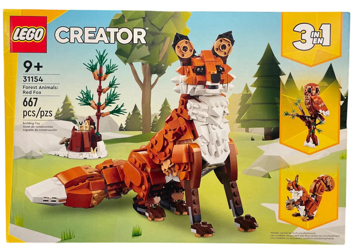 LEGO Creator Forest Animals: Red Fox Set 31154