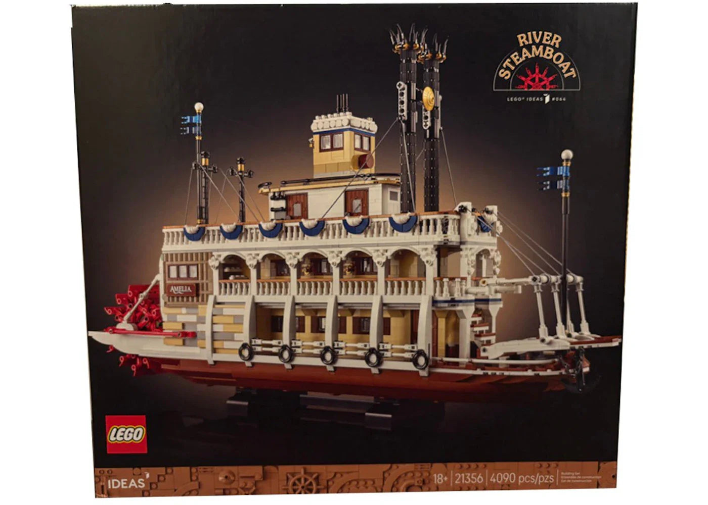 LEGO Ideas River Steamboat Set 21356