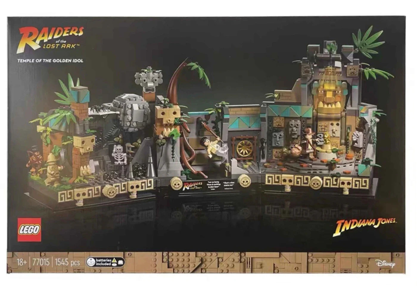 LEGO Indiana Jones Jäger des verlorenen Schatzes Tempel des goldenen Götzenbildes Set 77015