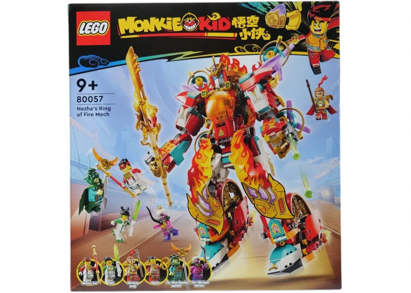 LEGO Monkie Kid Nezhas Ring des Feuer-Mechs Set 80057