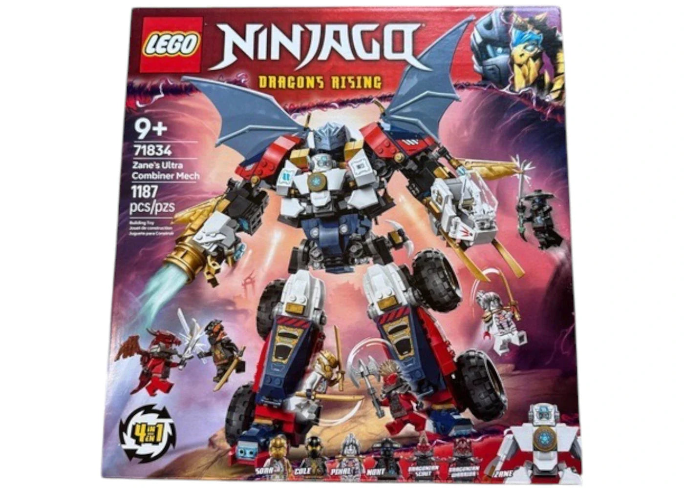 LEGO NINJAGO Zane's Ultra Combiner Mech Set 71834