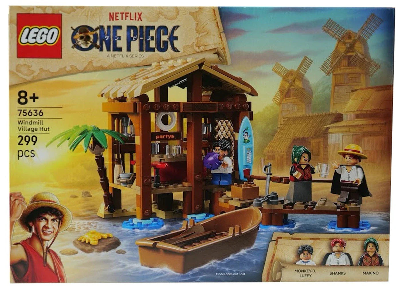 LEGO One Piece Windmühlendorf-Hütte Set 75636