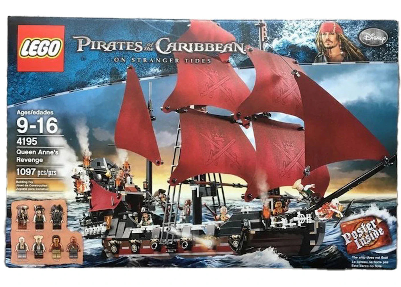 LEGO Fluch der Karibik Queen Anne's Revenge Set 4195