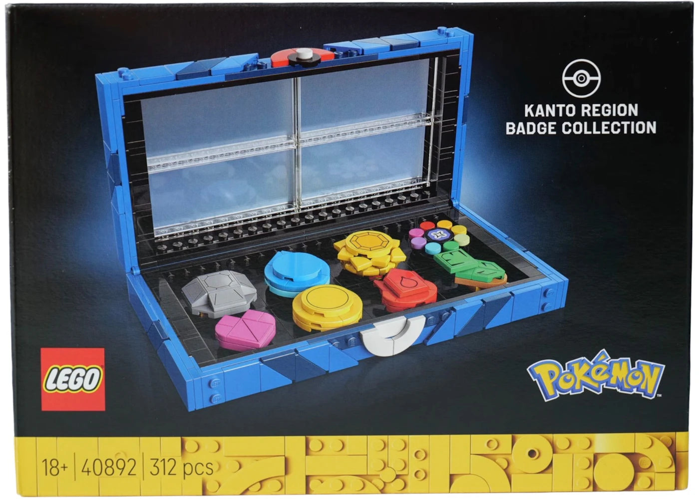 LEGO Pokemon Kanto Region Badge Collection Set 40892