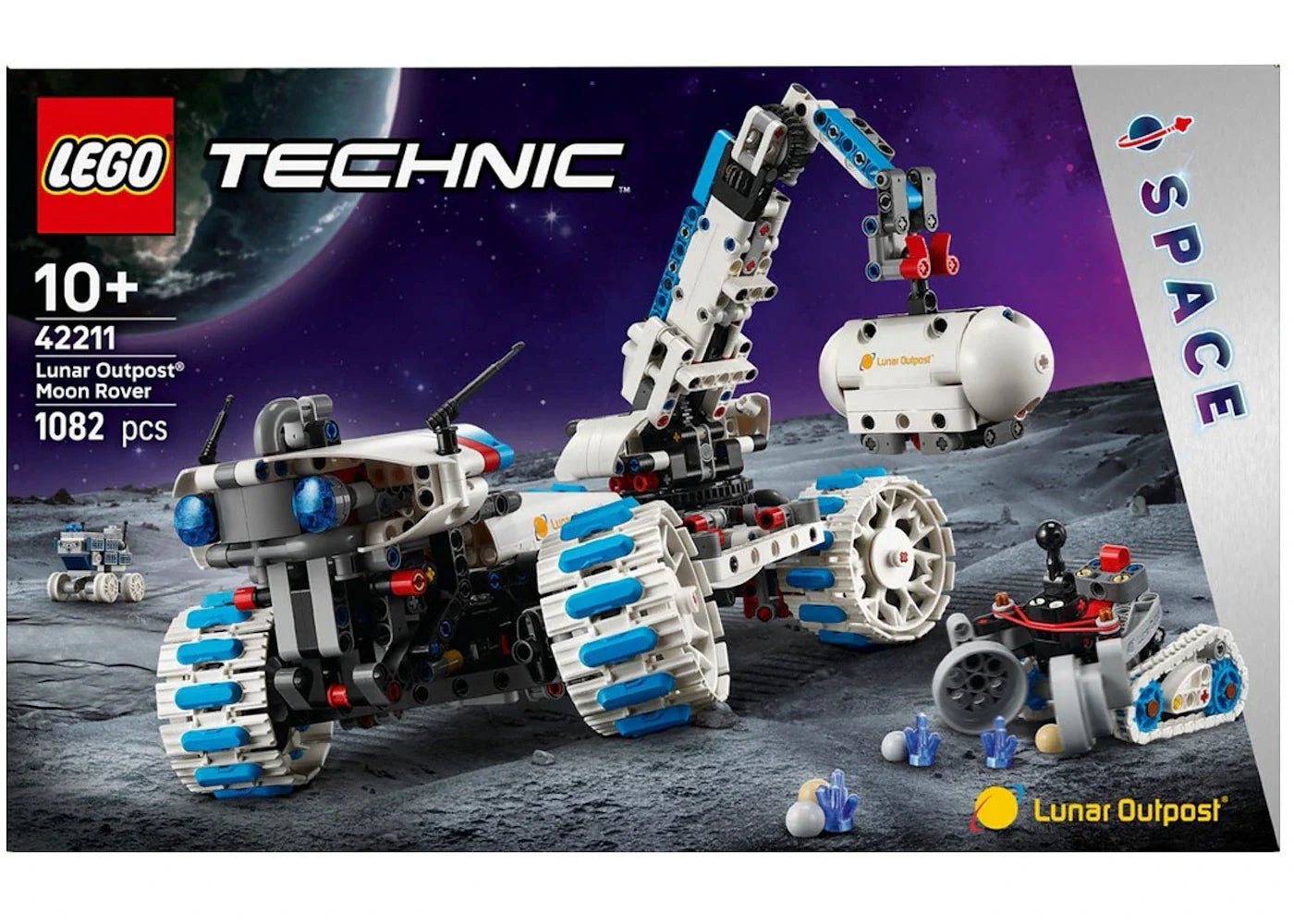 LEGO Technic Lunar Outpost Moon Rover Space Vehicle Set 42211