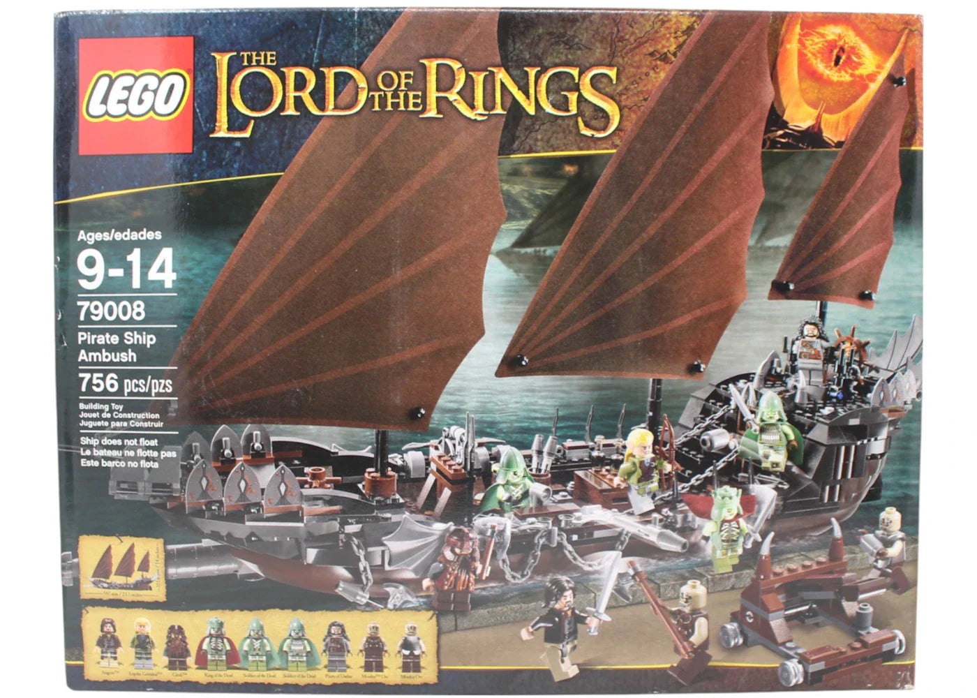 LEGO Der Herr der Ringe Piratenschiff-Hinterhalt Set 79008